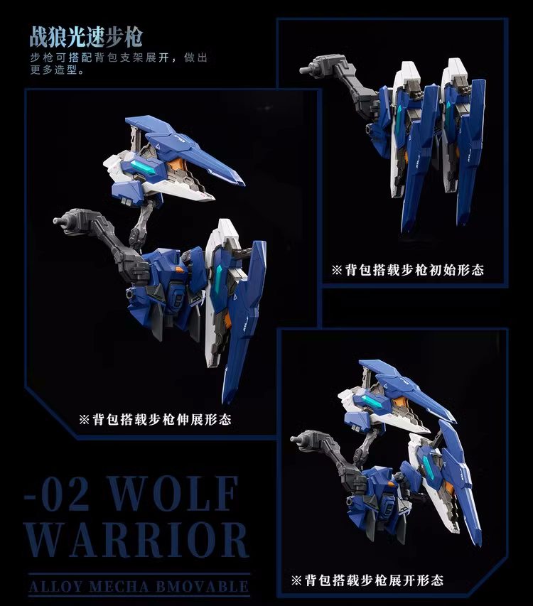 Pre-Order 1/72 Alloy Mecha Wolf Warrior [Animester]