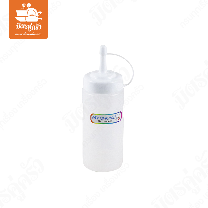 ขวดซอสกระบอกเตี้ย PNB566 ขนาด 500 ml.