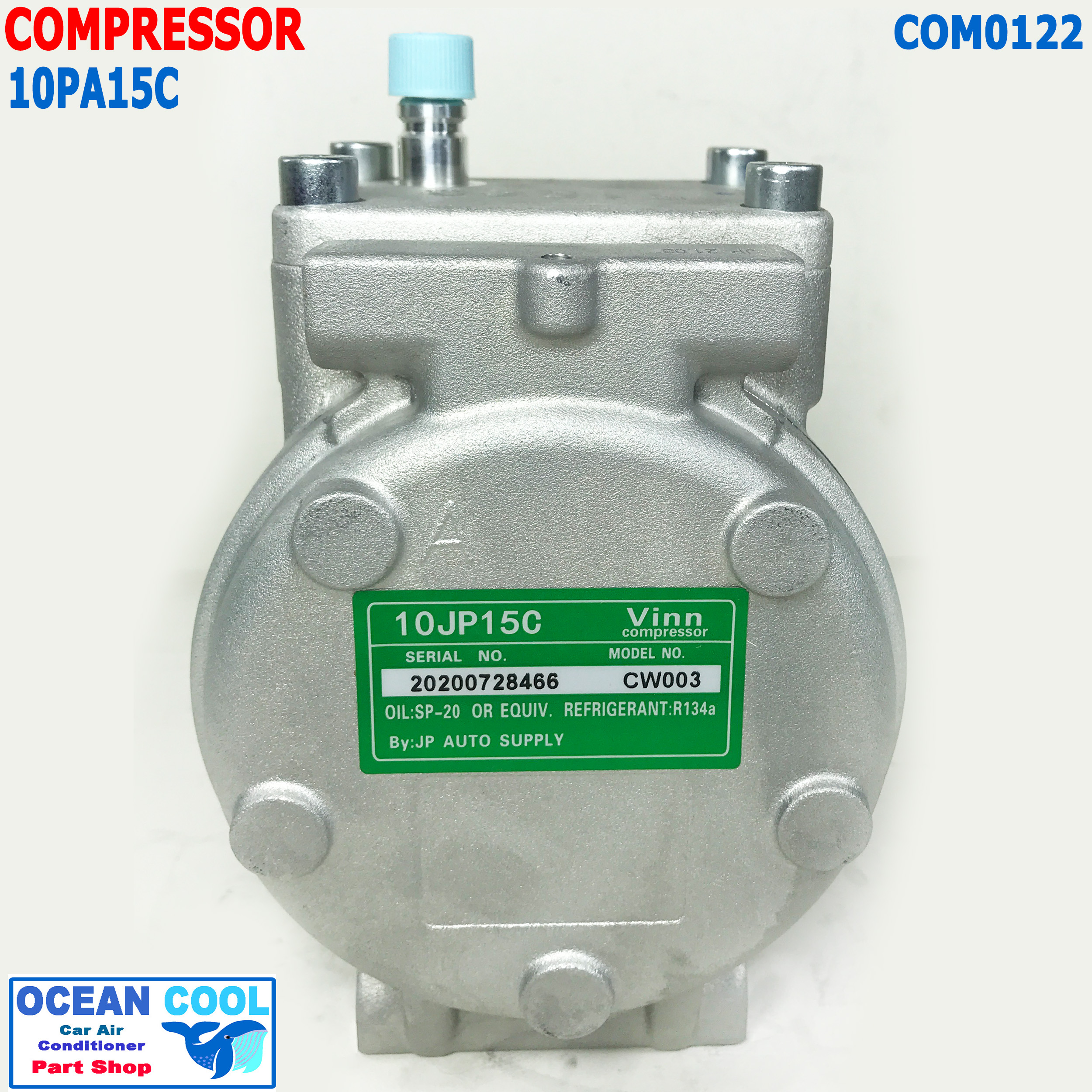 คอมเพลสเซอร์ 10PA15C ไม่รวมชุดคลัช Com0122 Compressor 10PA15C คอมแอร์ อเนกประสงค์