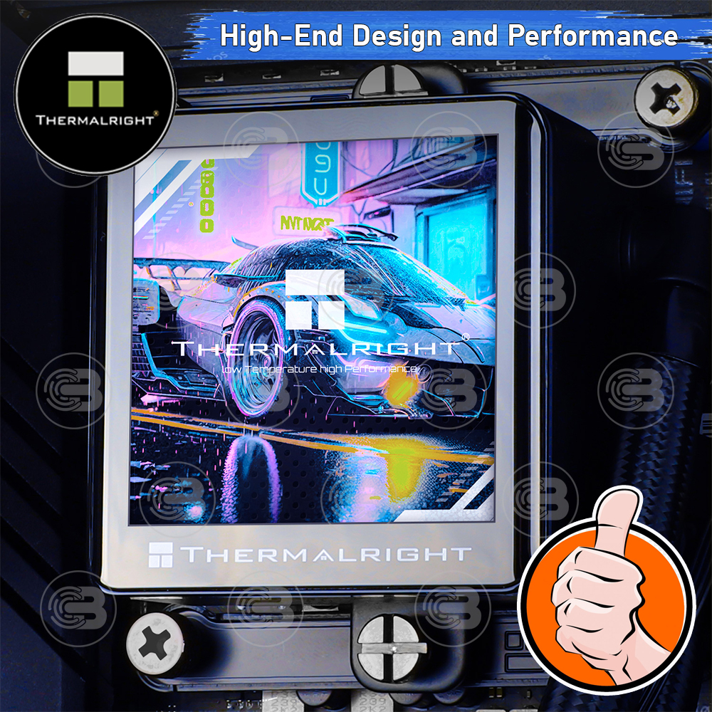 [CoolBlasterThai] Thermalright FROZEN VISION 240 BLACK ARGB AIO Liquid CPU Cooler (AM5/LGA1851 Ready) ประกัน 6 ปี