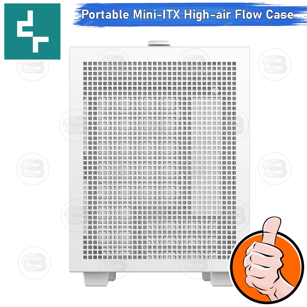 [CoolBlasterThai] DEEPCOOL CH160 WHITE Mini-ITX High-Airflow PC Case ประกัน 1 ปี