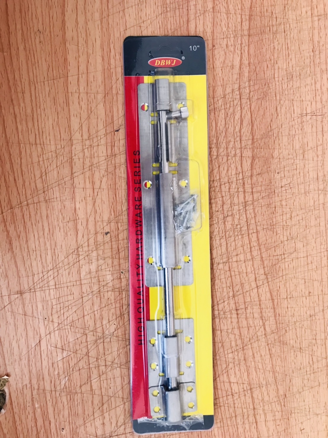 กลอนประตู กลอนสแตนเลส ขนาด 10 นิ้ว #89128