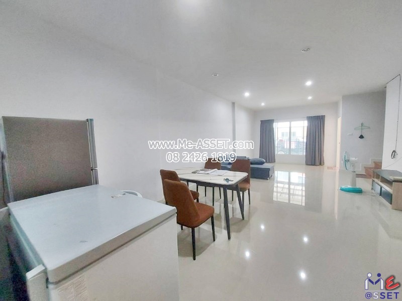 ขายและเช่า ทาวน์โฮม ย่าน คลองพระอุดม คลองข่อย วัดท่าเกวียน วัดทองสะอาด ลาดหลุมแก้ว : บ้านสวนธนาการ์เด้น : 2 ชั้น 22.7 ตารางวา