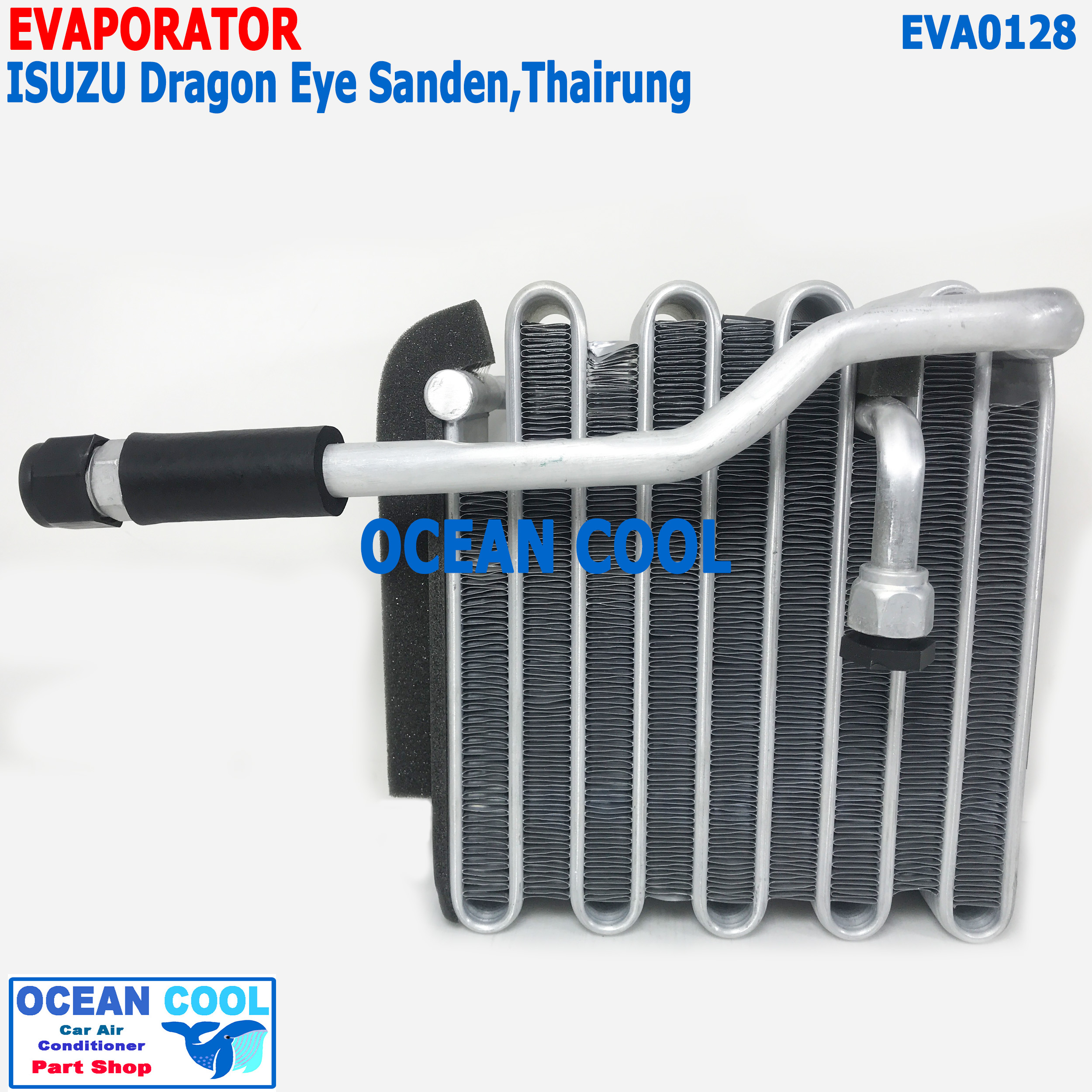 คอยล์เย็น อีซูซุ ดราก้อนอาย ซันเด้น ไทยรุ่ง EVA0128 AC Evaporator FOR Isuzu Dragon Eye 2000 Sanden คอยเย็น ตู้แอร์