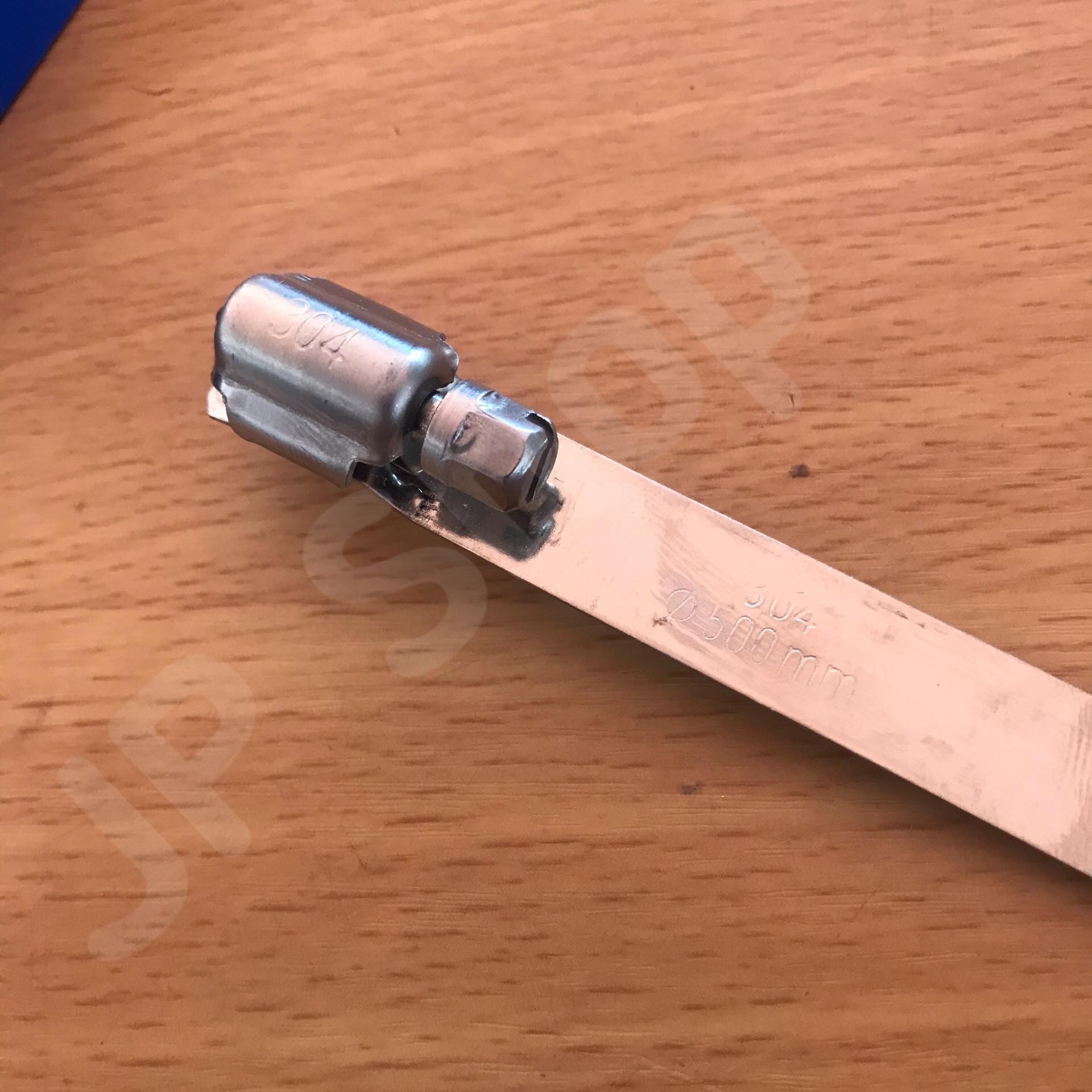 ปลอกรัด เส้นผ่านศุนย์กลาง 500 (12 มม.) แคลมป์รัดท่อสแตนเลส 304 #50000