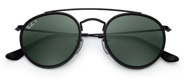 แว่นกันแดด RayBan RB3647N 002 58 ROUND DOUBLE BRIDGE