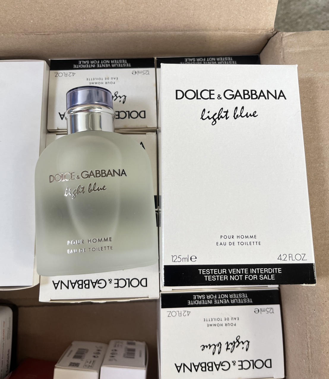 Dolce & Gabbana Light Blue Pour Homme EDT 125ml. [กล่อง/Tester] ของแท้