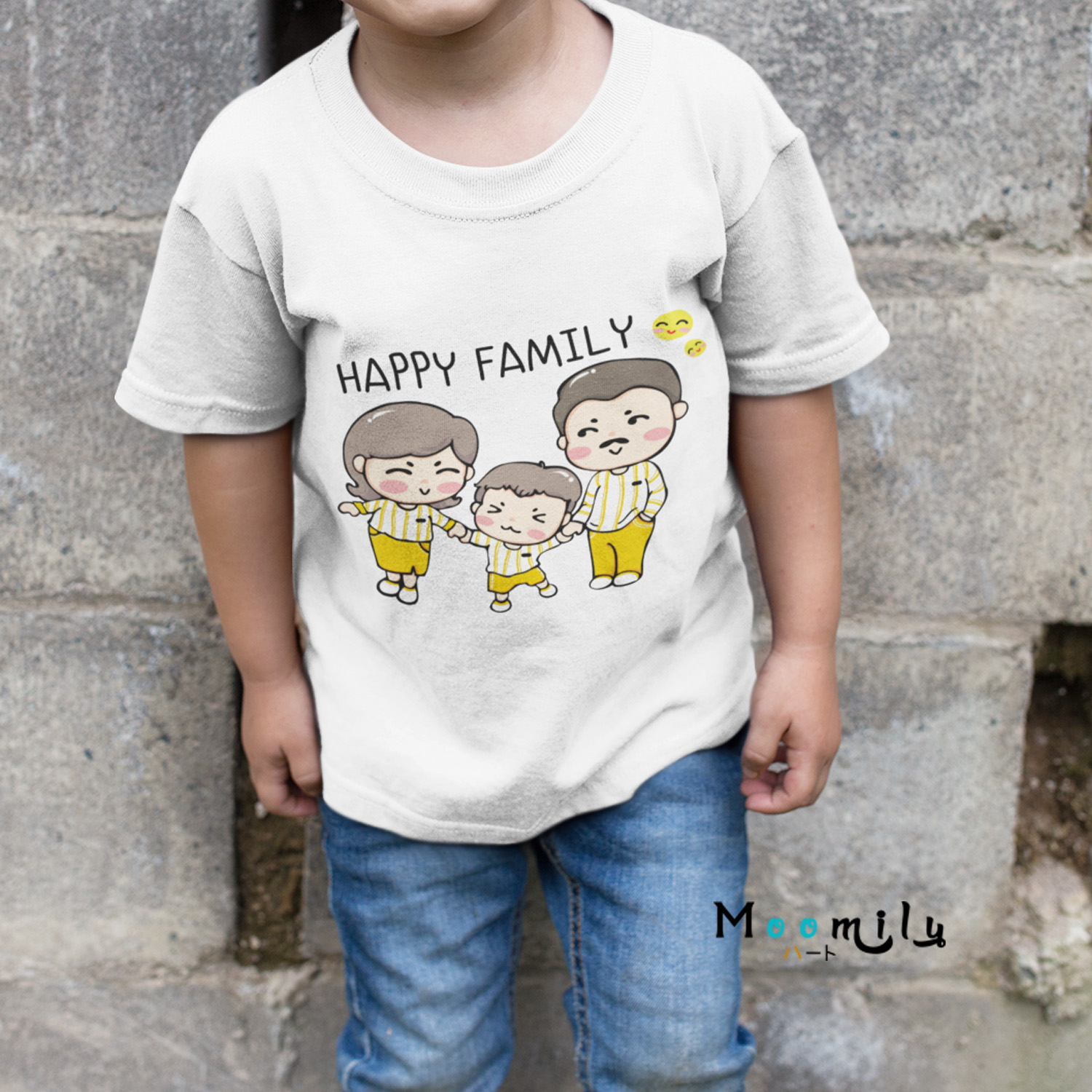 เสื้อครอบครัว 3 คน สำหรับคนมีลูกชาย (ขายเป็นตัว) เสื้อยืด พ่อ แม่ ลูก เสื้อกลุ่ม เสื้อทีม MMLFamilySon