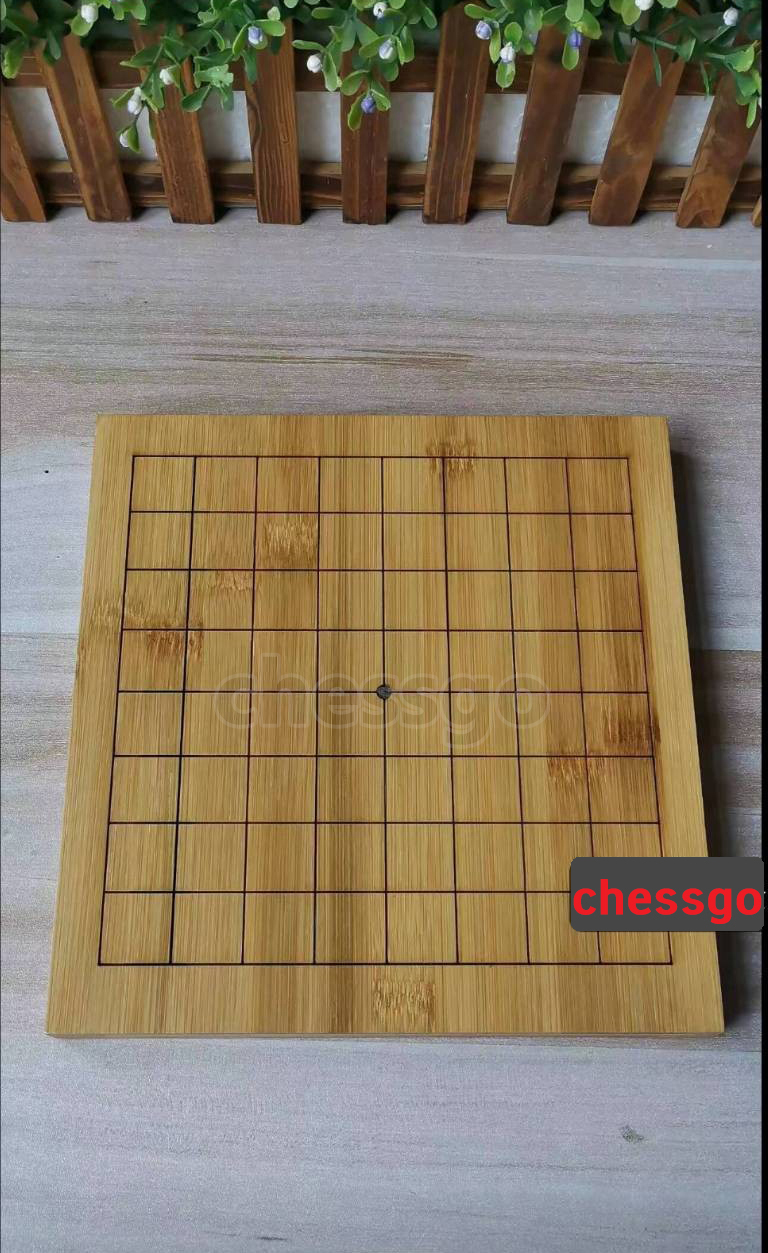 กระดานหมากล้อมไม้ไผ่ 9 เส้น