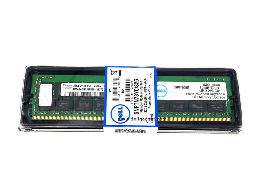 แรม Server Dell 32GB 2666 แท้ ราคาพิเศษ Ram Server Dell T430 T440 T630 T640 R430 R440 R530 R540 R630 R640 R730 R740 แรม Server Dell แท้ รับประกันศูนย์ Dell Thailand