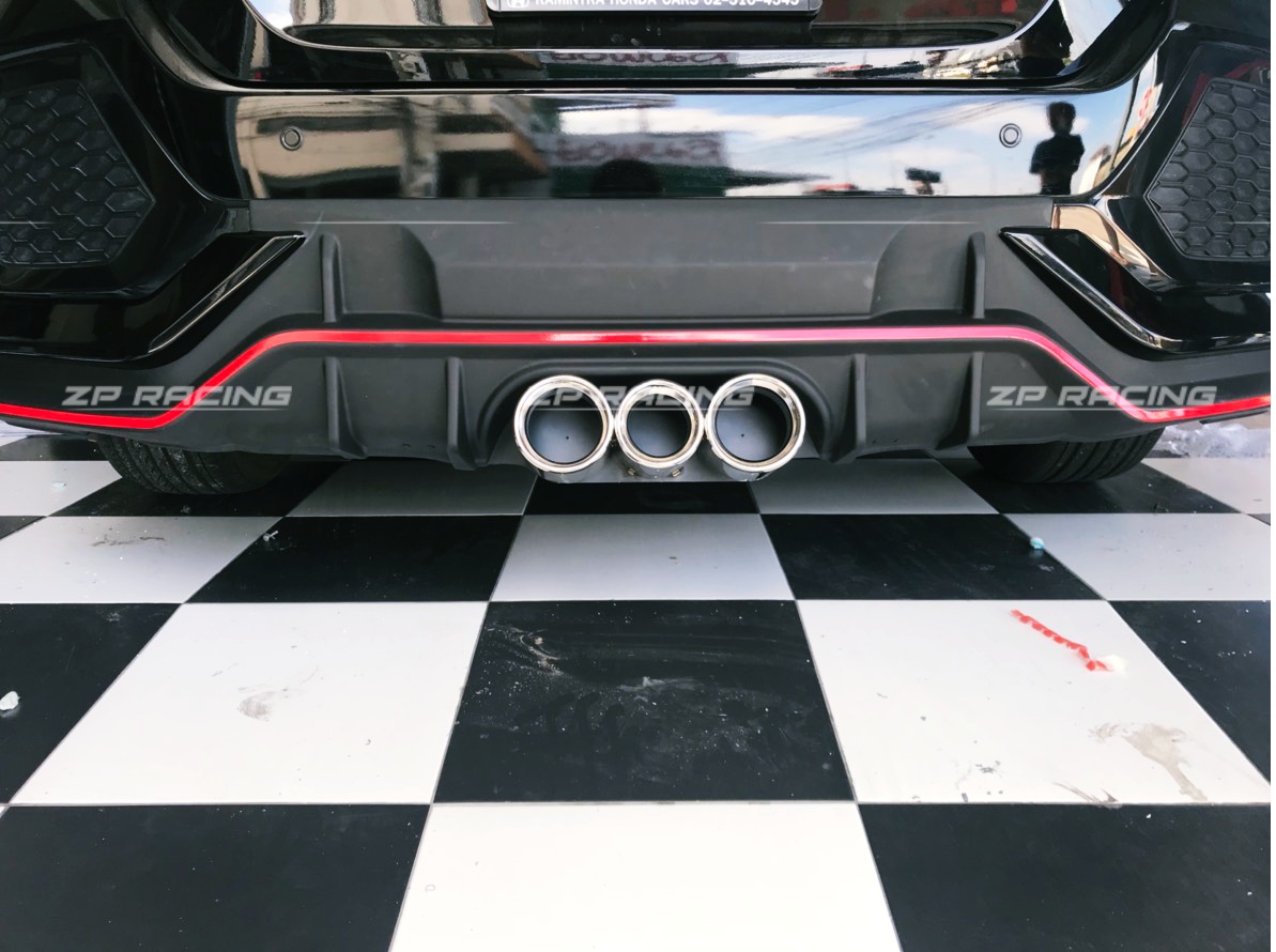 ชุดแต่ง CIVIC FK ทรง Type R 2016-18 แบบครอบทับ ประกันงานสี 1 ปี