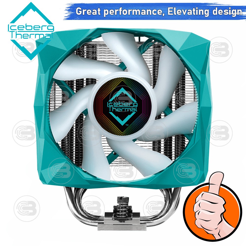 [CoolBlasterThai] Iceberg Thermal IceSLEET X5 Multi Compatible Tower CPU Cooler with A-RGB ประกัน 2 ปี