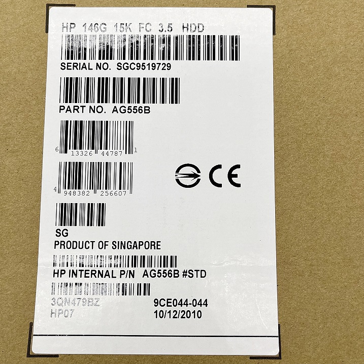 New,HP AG556B [TorCompTH Thailand ขาย จำหน่าย ราคา] HP 146GB 15K 3.5IN FC EVA M6412A HDD