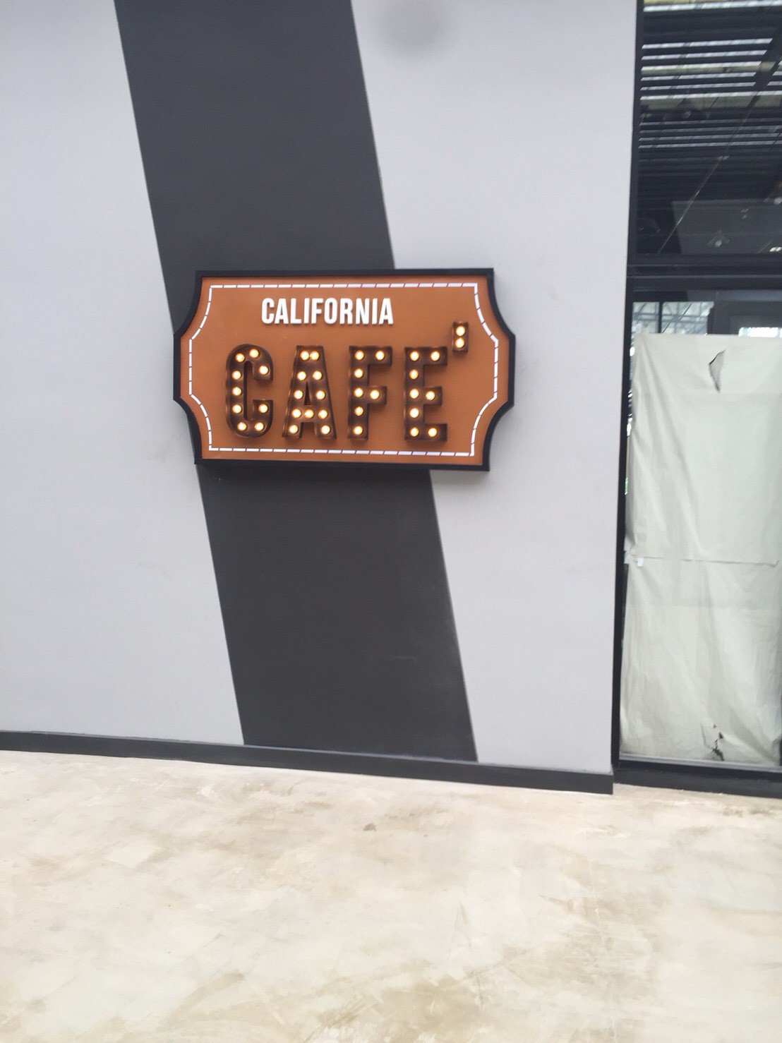 ป้ายไฟปิงปอง CAFE