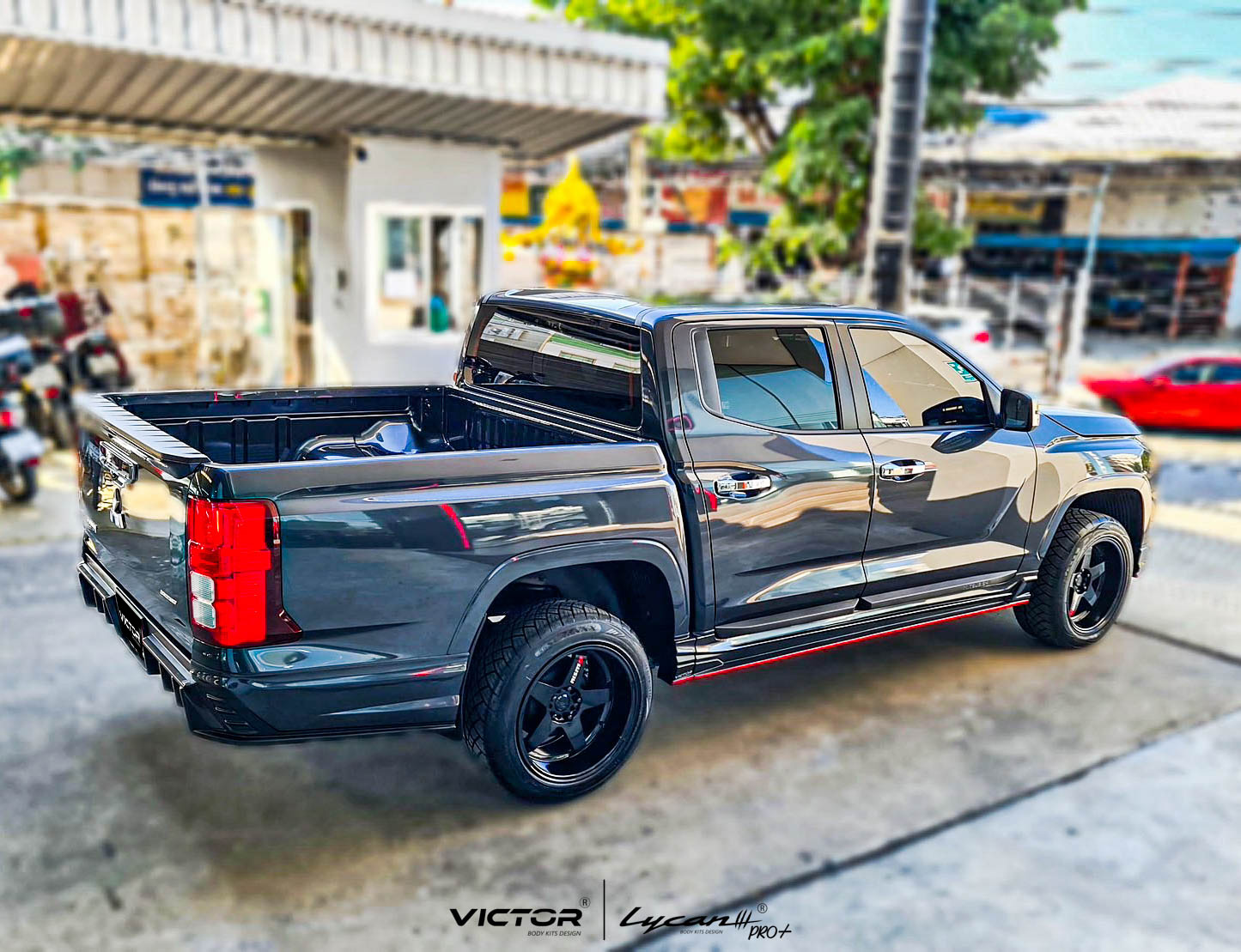 ชุดแต่ง ชุดสเกิร์ต MITSUBISHI TRIRON 2023 รุ่น VICTOR V.3