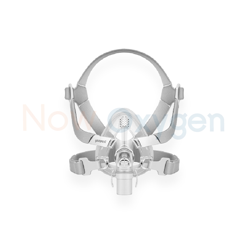 หน้ากากชนิดครอบจมูกและปากสำหรับเครื่อง CPAP Bipap ไม่มีที่คาดศรีษะ (Yuwell Nasal Mask YF-02) มีขนาด S M L