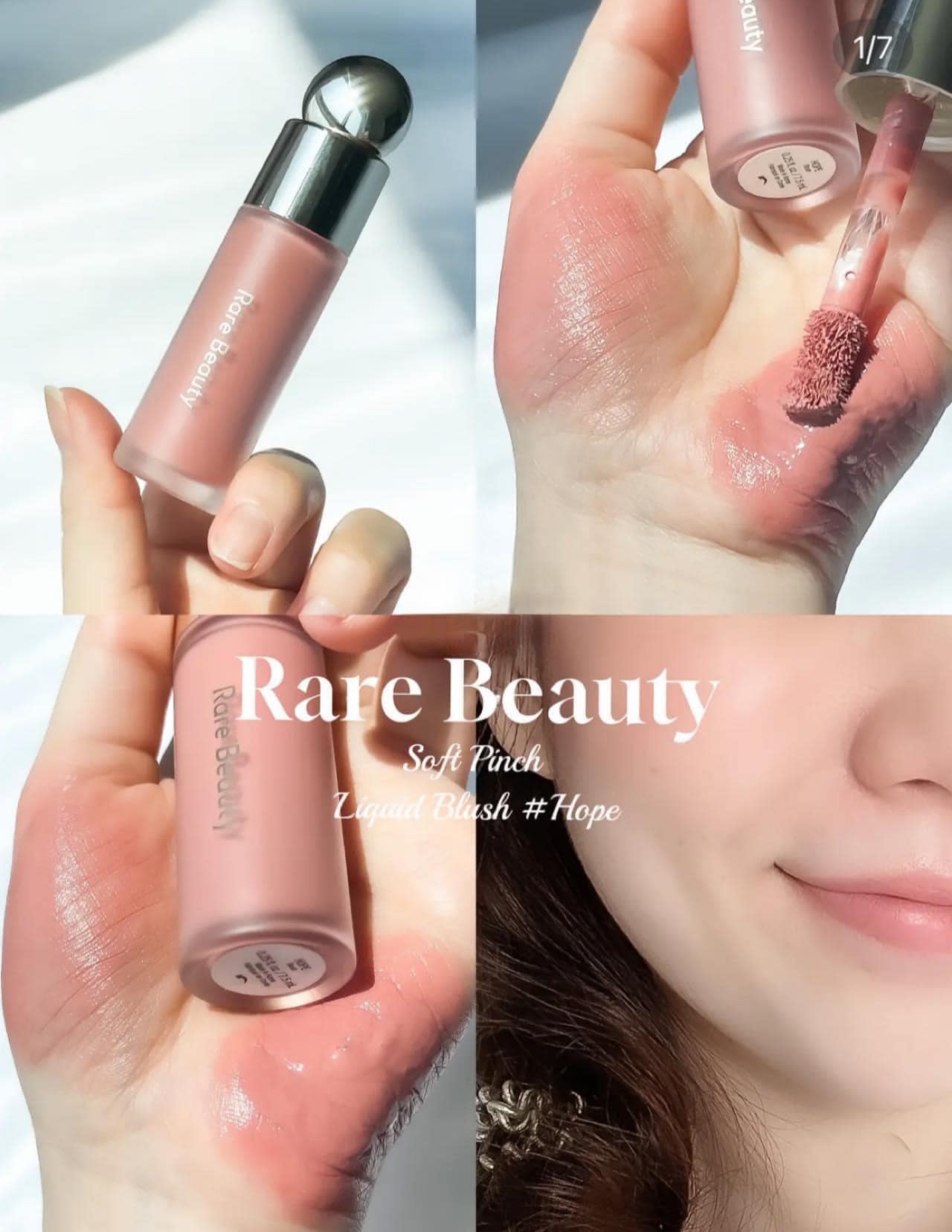 Rare Beauty Soft Pinch Liquid Blush 3.2ml. สี Hope บลัชเนื้อลิควิด