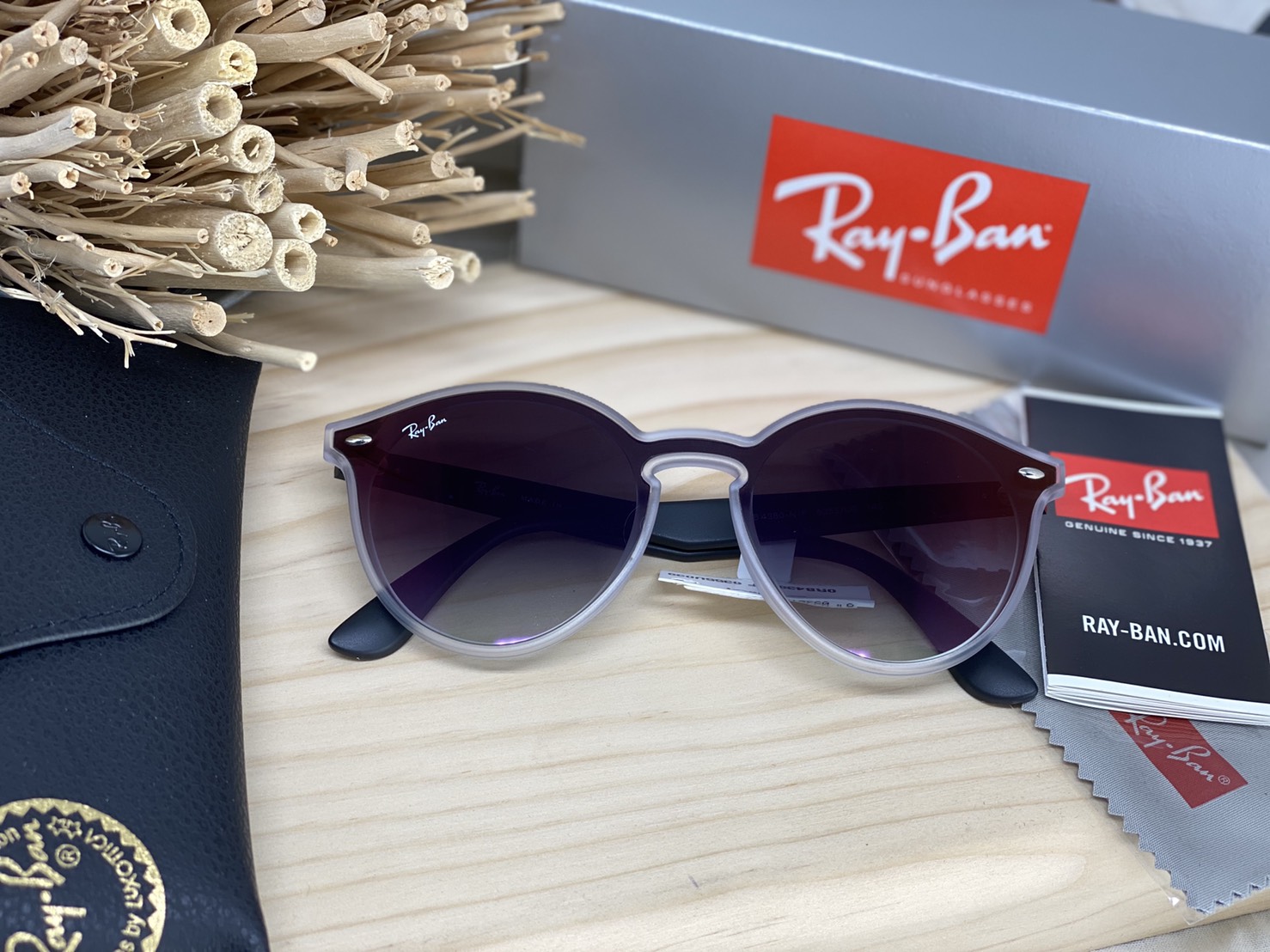 RayBan BLAZE RB4380NF 6355/U0