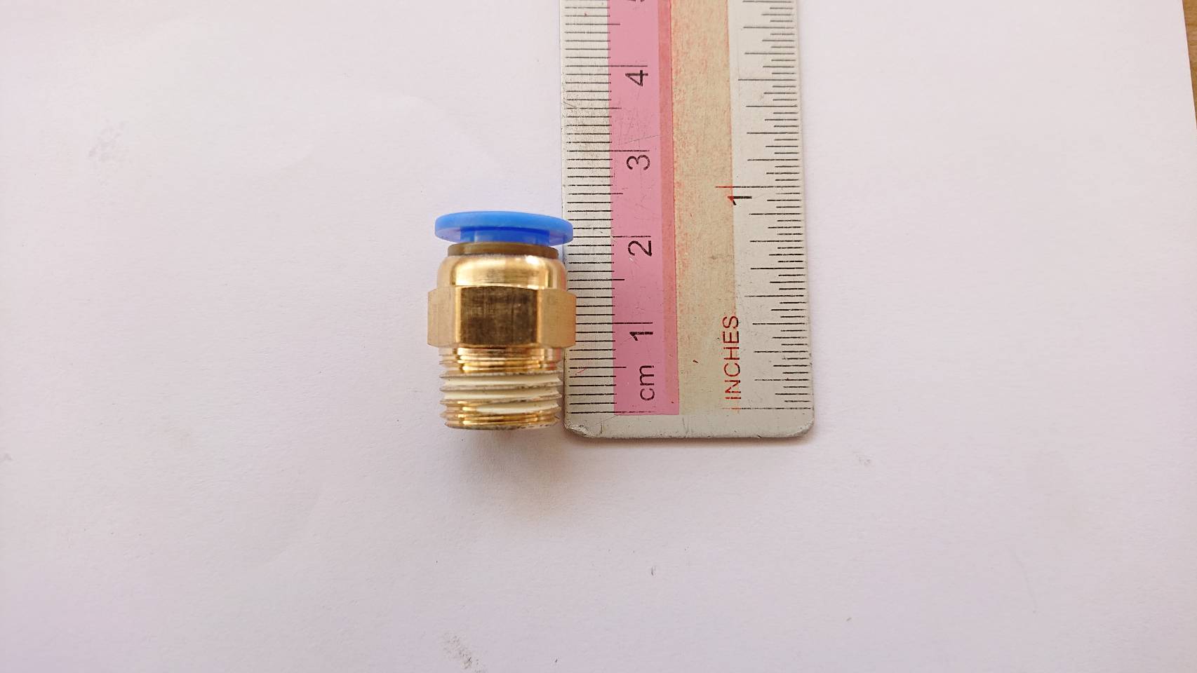 ข้อต่อลม PC08-02 ฟิตติ้ง2หุนสายลม8มม.