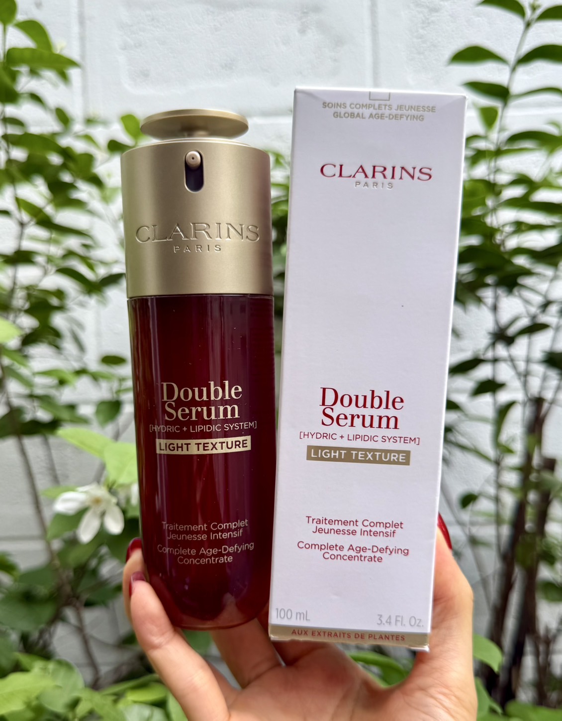 Clarins Double Serum Light Texture 100ml. กล่องเทสเตอร์ เซรั่มรุ่นใหม่ 2025 สูตรไลท์