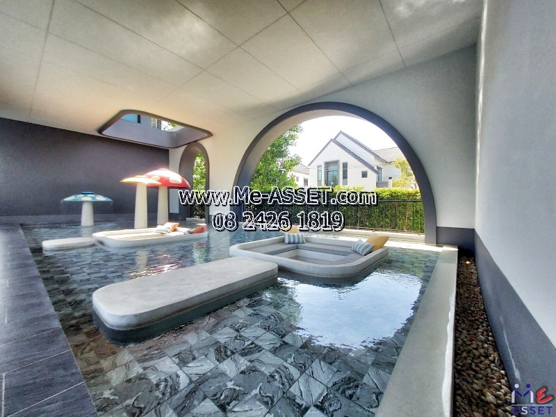 ขายบ้านเดี่ยว ย่าน บางบ่อ บางนา บางพลี เทพารักษ์ บางเสาธง : ม.สราญสิริ บางนา Saransiri Bangna : 2 ชั้น 61.4 ตร.วา