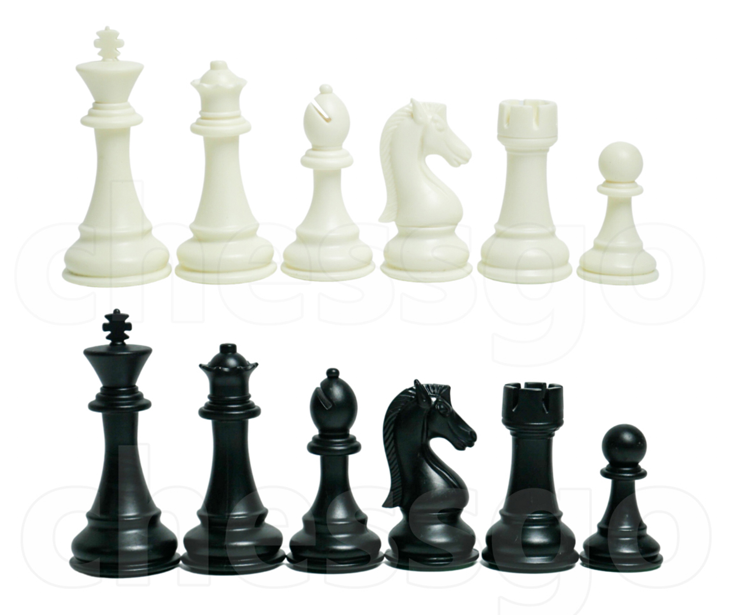 3 3/4'' Candidates Series Plastic Chess Pieces ตัวหมากรุกสากลแคนดิเดท