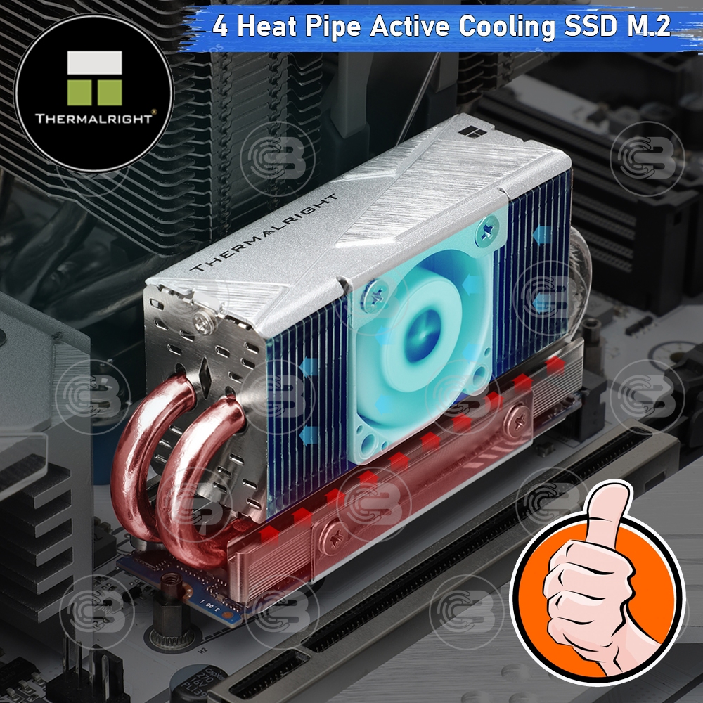[CoolBlasterThai] Thermalright HR-10 2280 PRO SSD M.2 COOLING KIT With Heatpipe