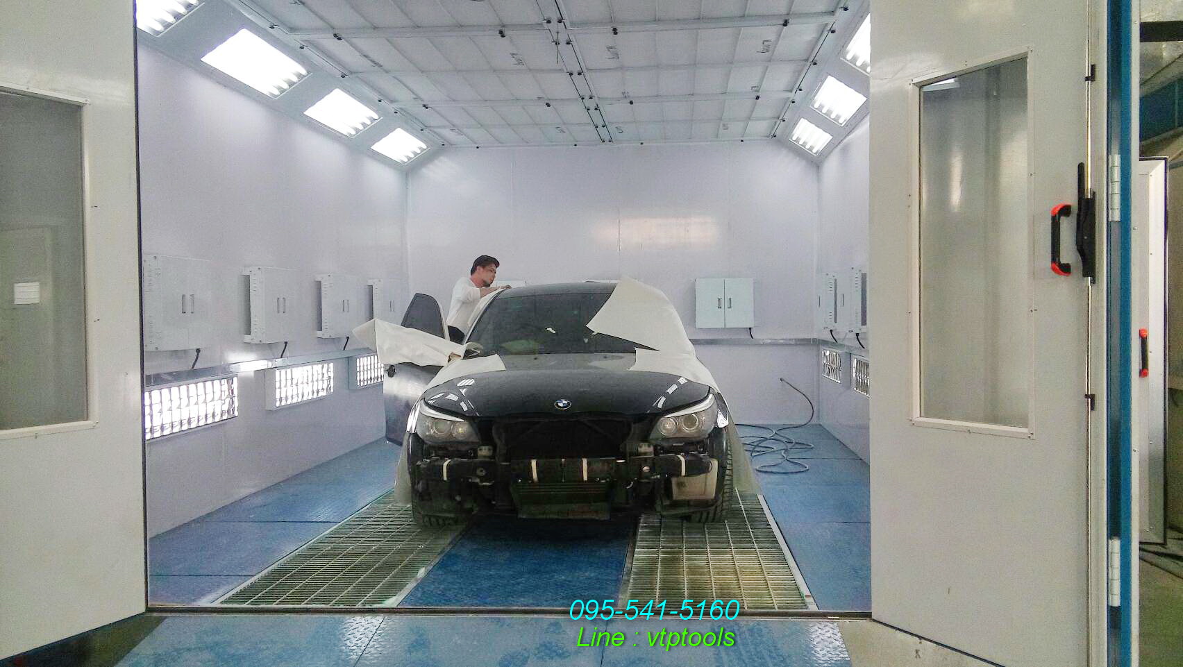 ห้องอบพ่นสีรถยนต์ ระบบอินฟราเรด รุ่น 8200i