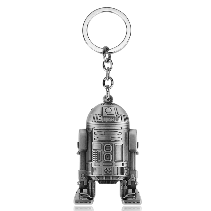 พวงกุญแจ โลหะ R2-D2 สีเงิน - Star Wars Keychain
