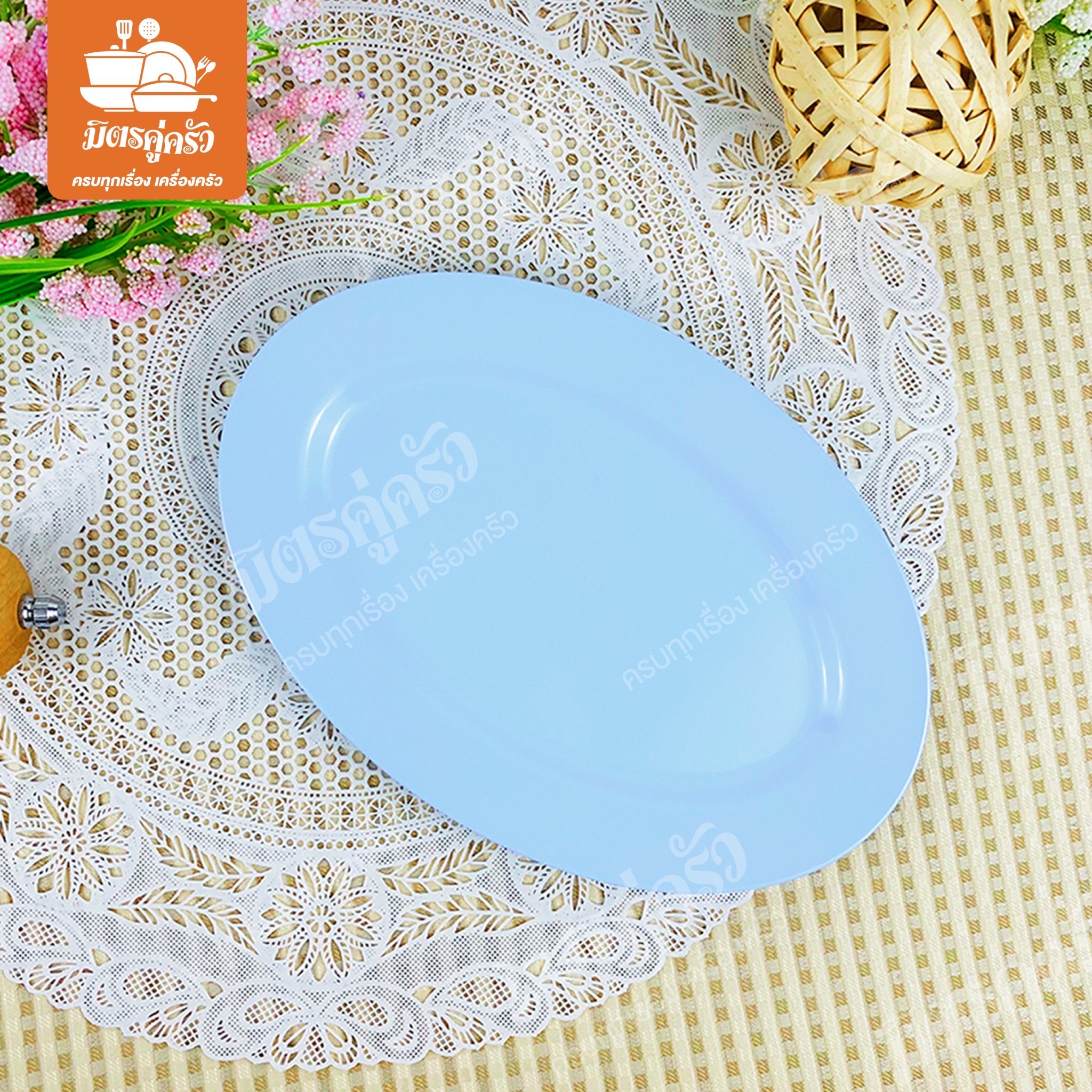 จานเปลทรงตื้น Unica P918-9.5 (ขนาด 9.5 นิ้ว)