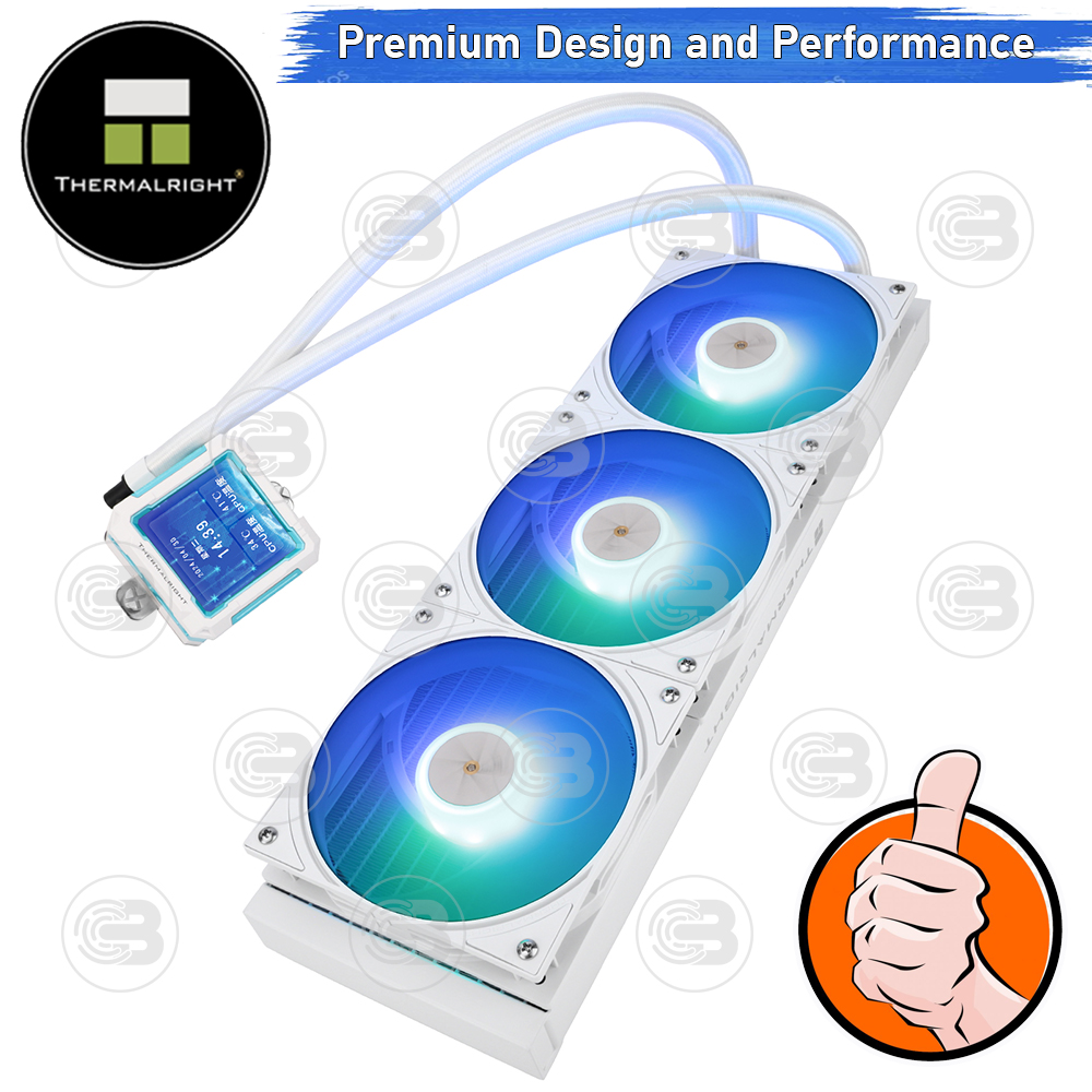 [CoolBlasterThai] Thermalright FROZEN WARFRAME PRO 360 ARGB WHITE AIO Liquid CPU Cooler (AM5/LGA1851 Ready) ประกัน 5 ปี