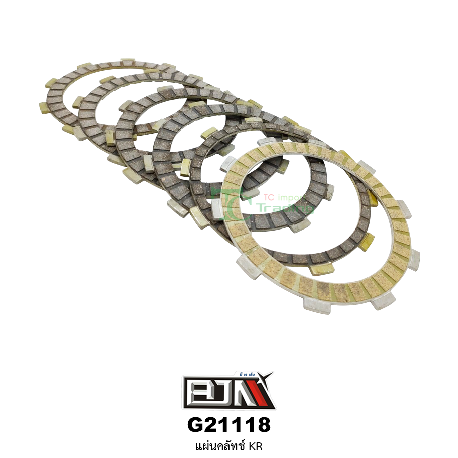 G21118 แผ่นคลัทช์ KR ( 1 ชุดมี 6 แผ่น )