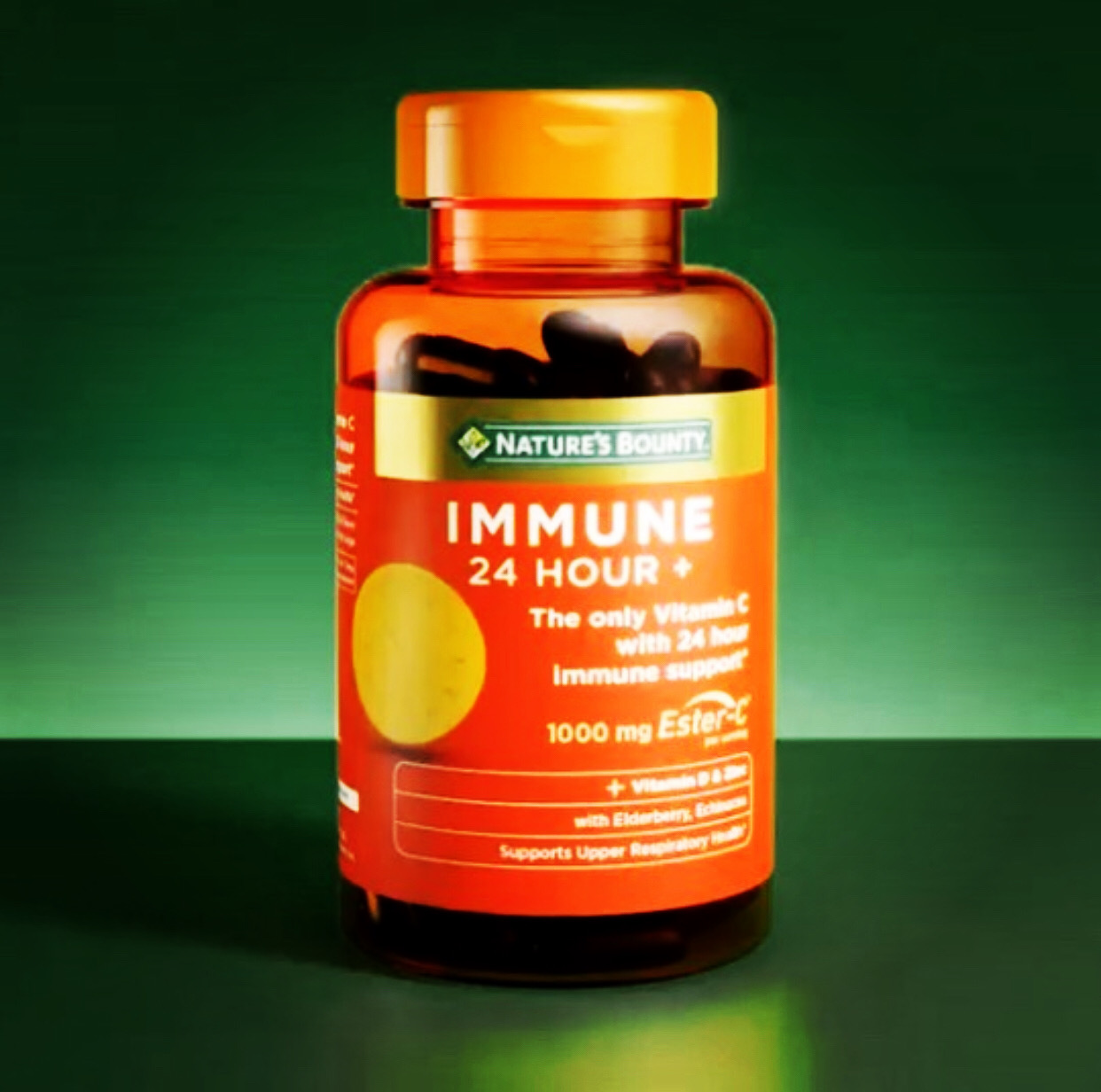 Nature's Bounty Ester-C 1,000 mg Maximum Strength 24 Hour Immune Support 120 softgels
