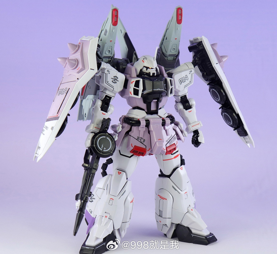 พร้อมส่ง 2001W MG 1/100 Zaku White [Flash Model] (แถมอาวุธให้ 2 ชุด)