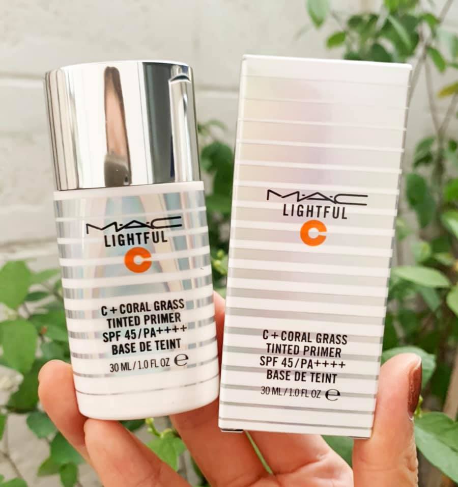 MAC LIGHTFUL C + CORAL GRASS TINTED PRIMER SPF45/PA++++ ขนาด 30 ml. ไพรเมอร์ใหม่ล่าสุดจาก MAC