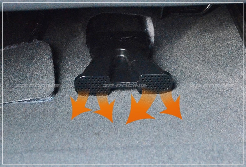 ฝาครอบช่องดูดอากาศที่นั่งแถวสอง