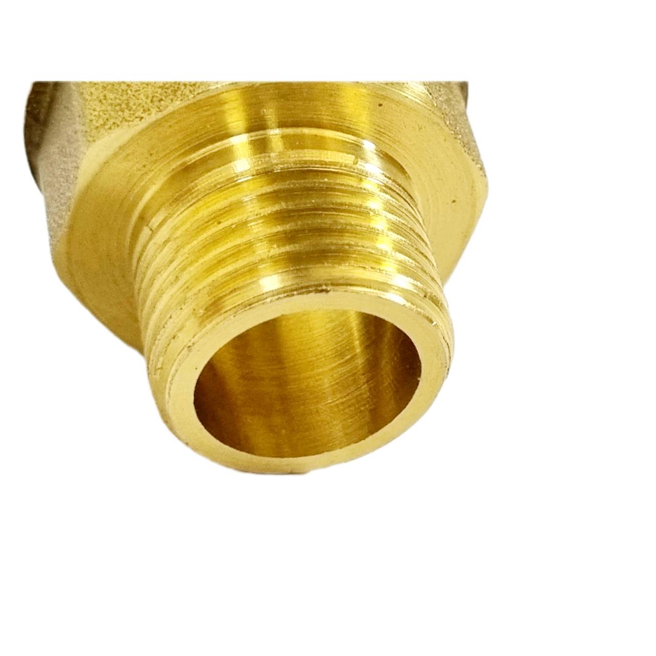 ข้อลดทองเหลือง เกลียวใน 6 หุน เกลียวนอก 4 หุน #2501