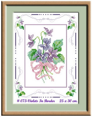 VIOLETS IN BORDER