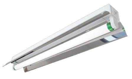 โคมปีกสะท้อนแสง 1x18W ขาบิดล๊อค ขนาด กว้าง 135 x ยาว 610 x สูง 80 mm.