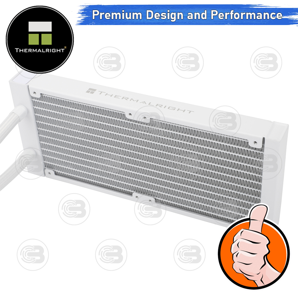 [CoolBlasterThai] Thermalright FROZEN WARFRAME X 240 WHITE (FANLESS) AIO Liquid CPU Cooler (AM5/LGA1851 Ready) ประกัน 5 ปี