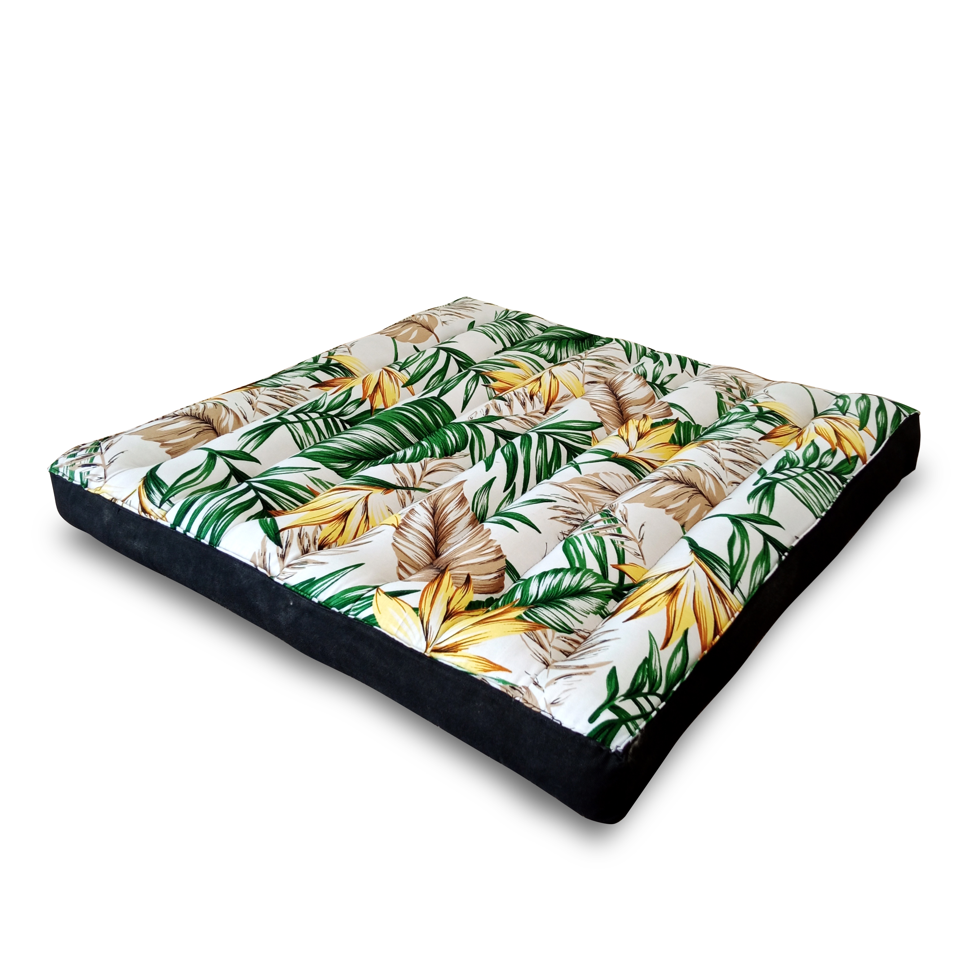 เบาะนั่งลายฮาวาย 50x50x5 Cm ,Large special maditation mattresses Cushions Khit Pillow Small Kapok100%