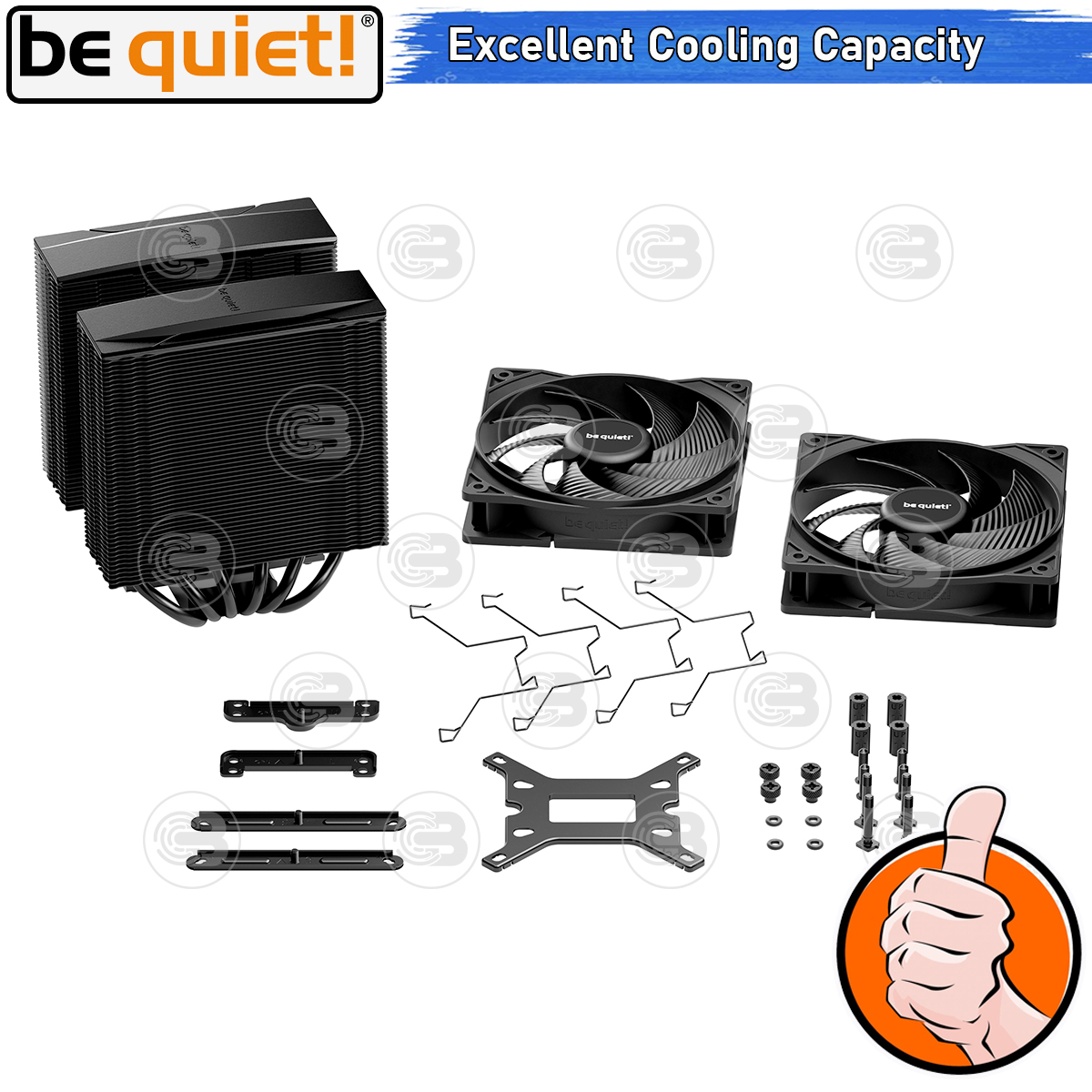 [CoolBlasterThai] Be Quiet Pure Rock Pro 3 Black Heat Sink CPU Cooler (AM5/LGA1851 Ready) (BK042) ประกัน 3 ปี