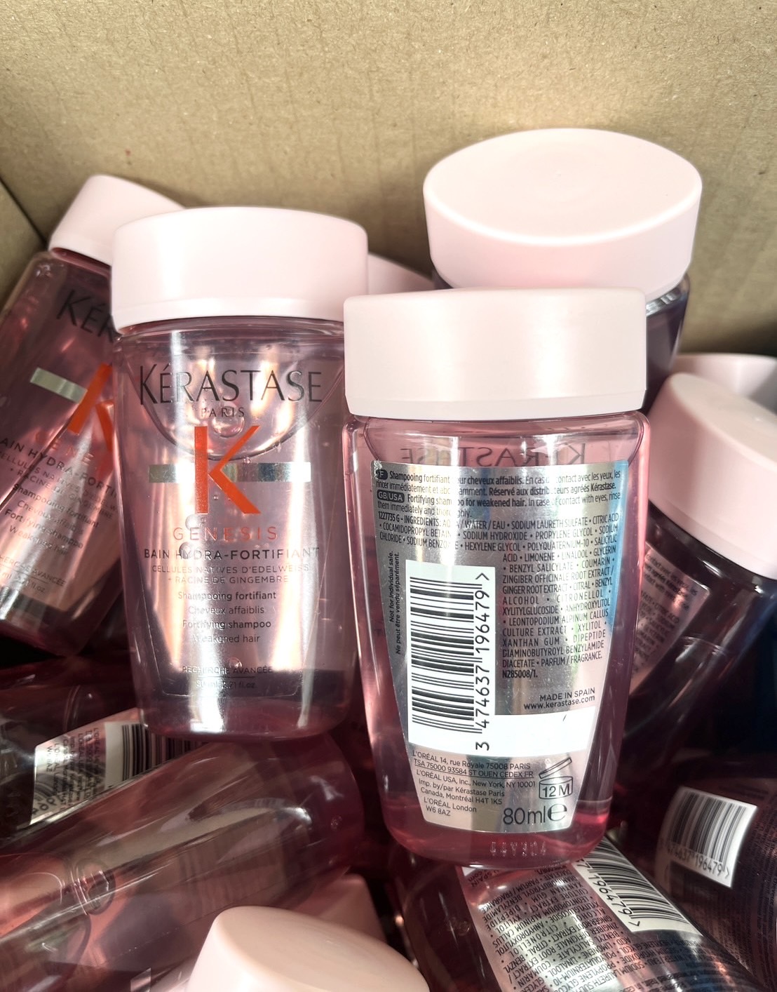 Kerastase Genesis Bain Nutri-Fortifiant Shampoo 80ml. (1ขวด) แชมพูตัวดังสำหรับผมแห้ง เส้นใหญ่ ขาดหลุดร่วงง่าย