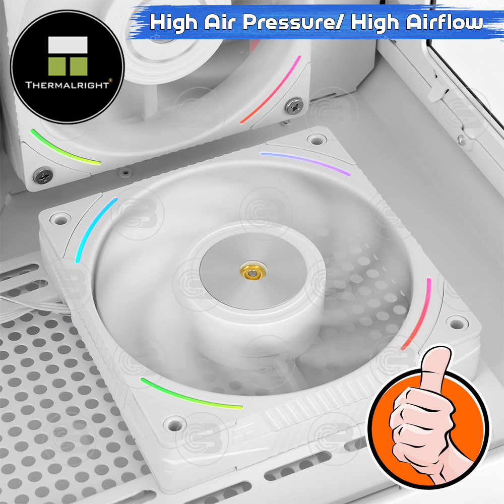[CoolBlasterThai] Thermalright TL-K12RW Reverse Fan Case Optimized Static Pressure ARGB (size 120 mm.) ประกัน 3 ปี