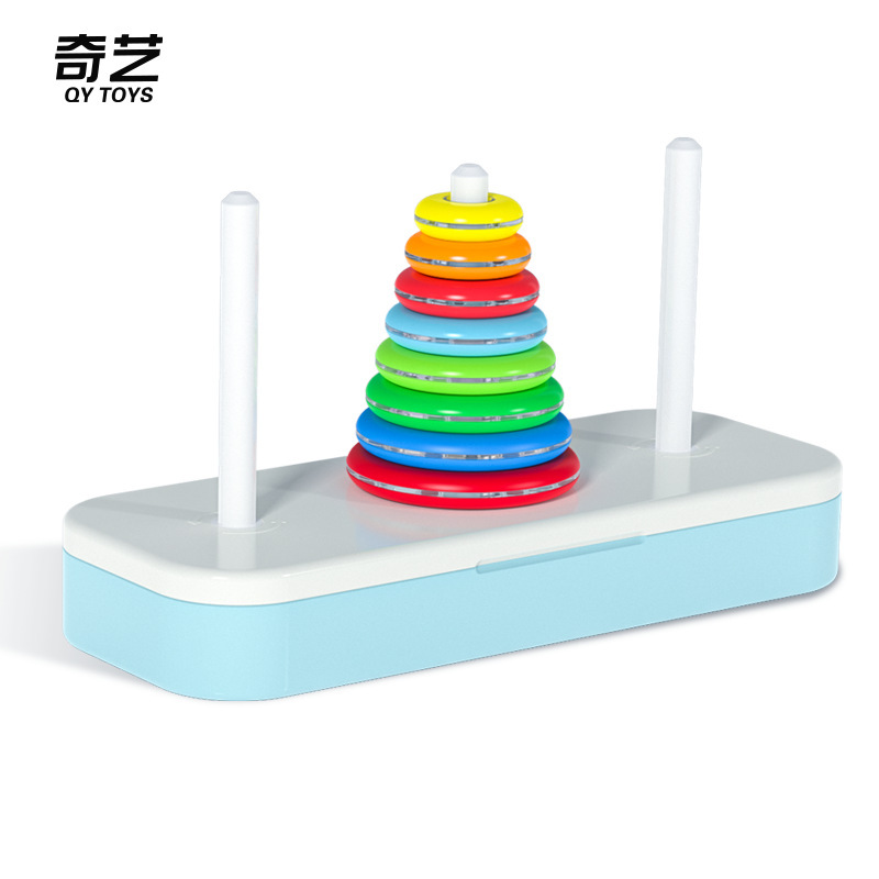 หอคอยฮานอยพลาสติก QY Rainbow Tower of Hanoi