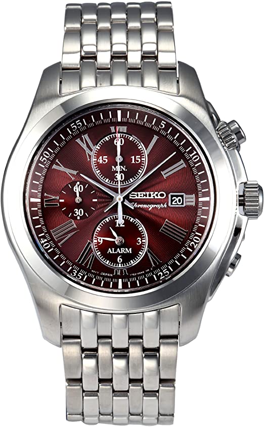 นาฬิกาข้อมือ ผู้ชาย Seiko Quartz Alarm โครโนกราฟ รุ่น SNAE51