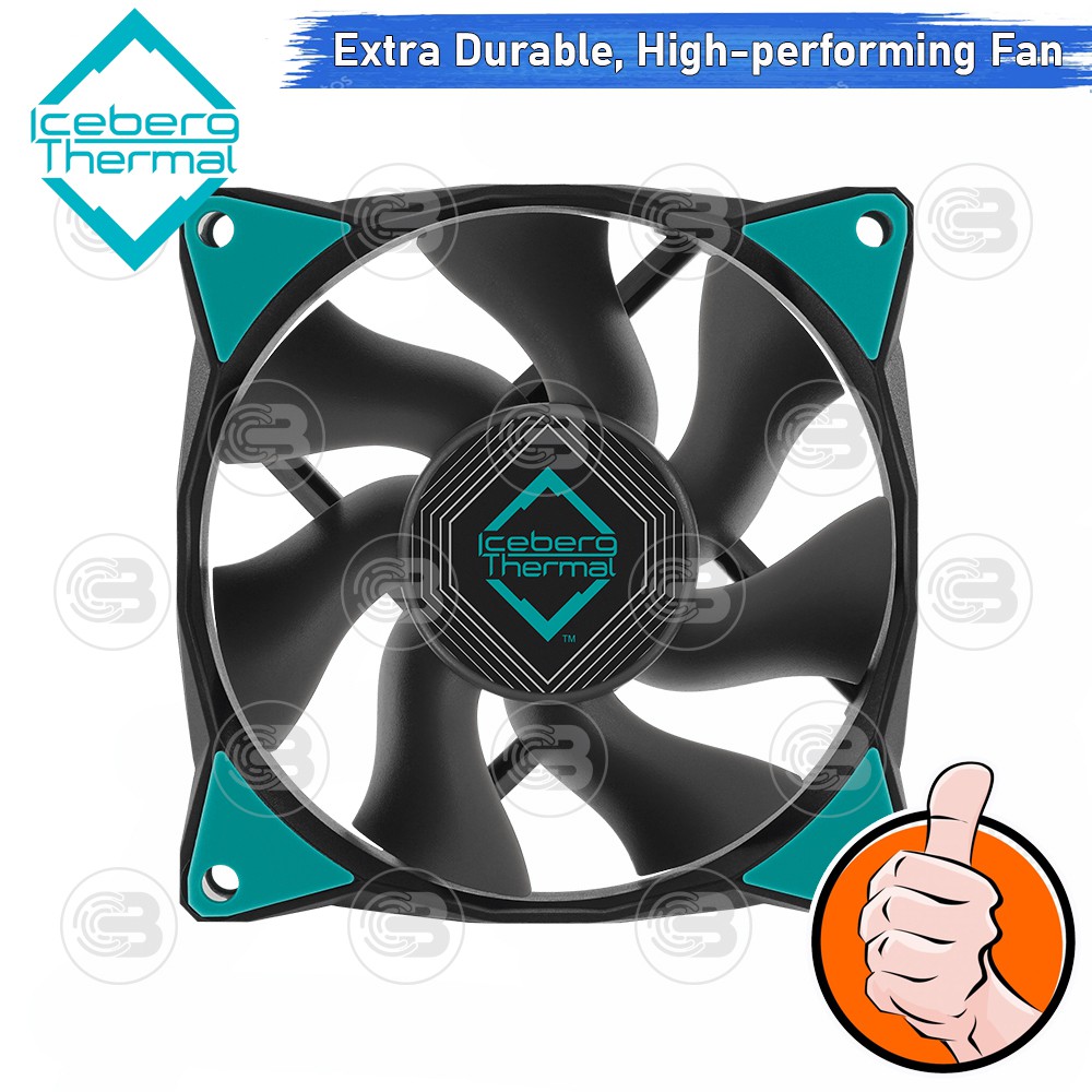 [CoolBlasterThai] Iceberg Thermal IceGALE Xtra 80 Black Fan Case (size 80 mm.) ประกัน 6 ปี