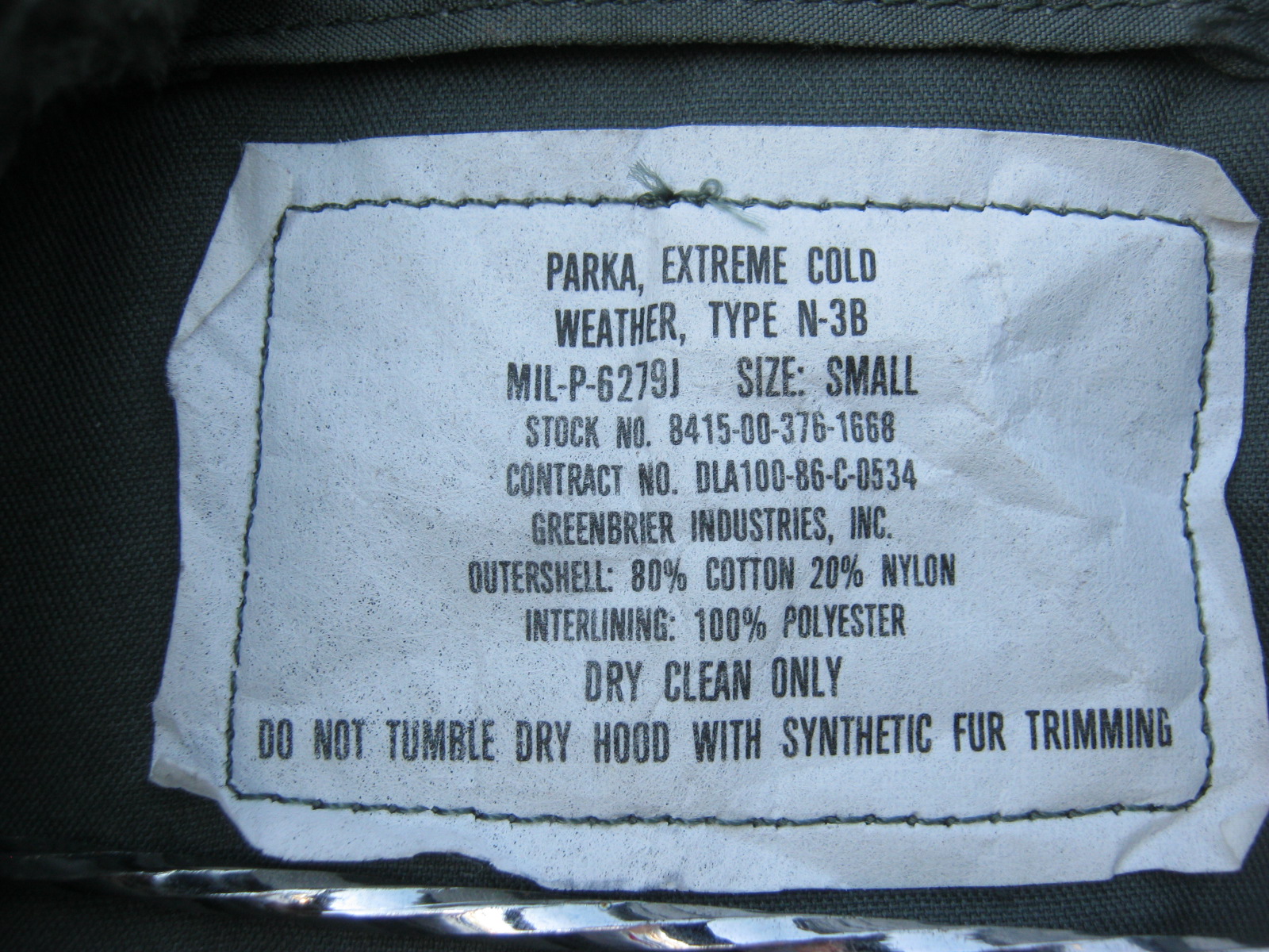 เสื้อนักบิน Parka N-3B