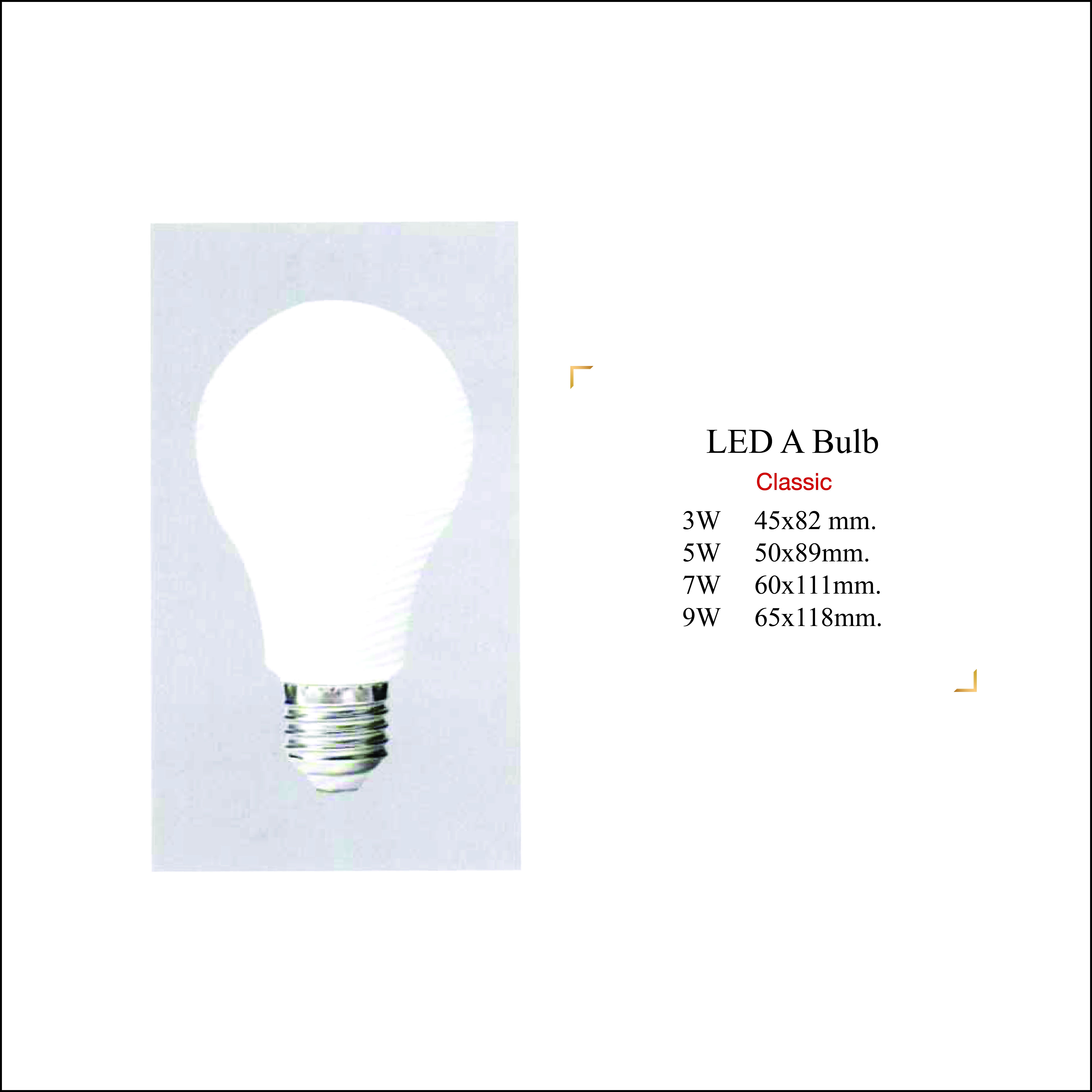 LED A BULB
