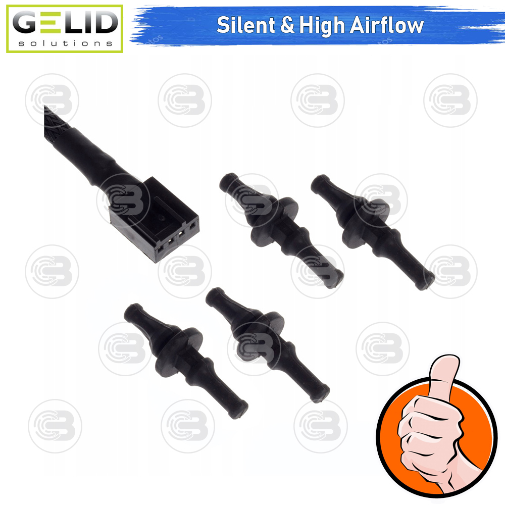 [CoolBlasterThai] GELID Silent Pro 14 Fan Case size 140 mm.(120mm compatible) ประกัน 5 ปี (FN-PX14P-15)